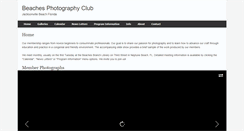 Desktop Screenshot of beachesphotographyclub.org